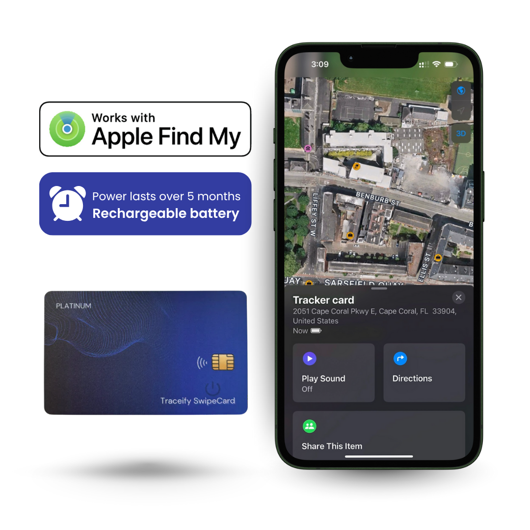 Traceify Tracker Card